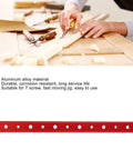 Beefed Up Aluminum T Slot Miter Track Jig With 300mm Sliding Rail and mounting holes for table saw woodworking