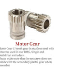 Motor gear set for Dual Gear Extruder Hardware Kit for 3D Printer Upgrades Compatible with Two Four BMG Extruder