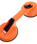 Check Out This Heavy Duty Ceramic Tile Suction Lifter With Dual Cups Made From Durable Abs And Rubber, bright orange, dual rubber cups.