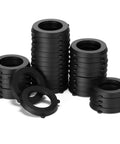 30 Pack Heavy Duty Garden Hose Washers With Self Locking Tabs Stay In Place Design For Three Quarter Inch Fittings Prevent Leaks And Falling Out Black