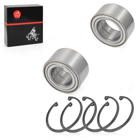 Rear Wheel Bearings With Ring Clip For Polaris ACE Ranger RZR UTV 400 500 570 800 900 1000 Premium OEM Replacement Full Set with clips.