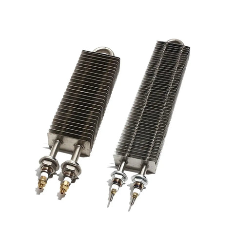 Industrial Square Fin Heater For Air Systems And Ovens Featuring A Heavy Stainless Steel Heat Plate With 1400 Watt Output delivering serious warmth.