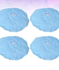 No Sweat Antistatic Work Caps Featuring Ventilated Mesh Window Durable Dust Proof Headgear Four Pack Cleanroom Floor Gear Unisex Sharp Navy Blue Shade For Electronics And Food Processing Zones Today.