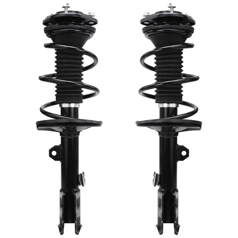 Front Steering Knuckles Kit For 2009 To 2013 Toyota Corolla With Wheel Hub Bearings Front And Rear Struts Coil Springs