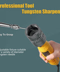 Tungsten Electrode Sharpener Grinder Head For TIG Welding Tools With Cut Off Slot and Six Size Eight Angles Forty Eight Holes