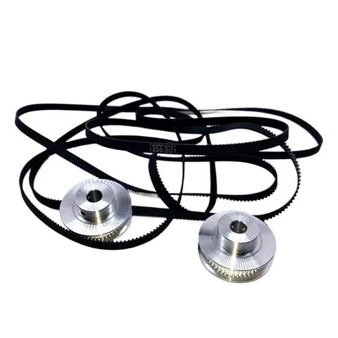 Upgrade Your 3D Printer With This 2Pcs 50 Tooth 8mm Bore Timing Pulley And Two Long 1220mm GT2 Belts For Smooth High Speed Printing Action, 3D printer motion kit