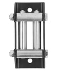 4 Way Winch Roller Fairlead Cable Guide For Smooth Wire Rope Operation 4500Lb High Strength Steel With Quick Install Design Improves Stability Reduces Friction And Keeps Your Winch Ready For Any Terrain, front view