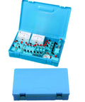 Hands On Electricity And Magnetism Kit With Twenty Plus Components For Circuit And Electromagnetism Experiments in blue case