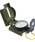 Durable Wilderness Survival Compass For Orienteering And Outdoor Navigation, Folding Metal Floating Dial, Water Resistant