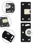 Ultra Quiet Squeak Free Nylon Garage Door Roller With Steel Bearing 85mm Replacement Pulley, black nylon wheel and bracket