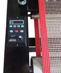 Control panel of Heavy Duty Screen Printing Conveyor Dryer 220V 4800W with 5.9 ft by 25.6 in belt IR Heated for small shops.