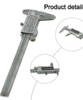 Digital Vernier Caliper 0-150mm Stainless Steel LCD(With battery) showing detailed measurements and large LCD display.