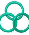 Green FKM Fluorine Rubber O Ring Assortment Kit With 3.5mm Cross Section And 10 To 120mm Outer Diameter Ultra Reliable Seals For Automotive Doors And Windows Pumps Appliances And Industrial Sealing Needs, green O-rings