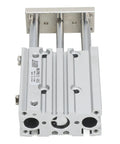Double Acting Pneumatic Cylinder With Three Rods, 12mm Bore, 40mm Stroke for Automation Equipment, Aluminum Alloy Body