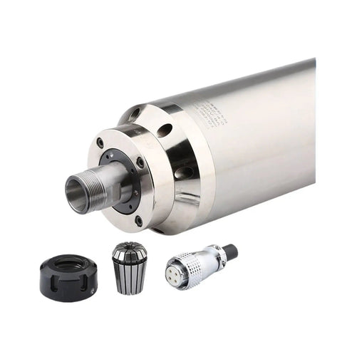 Beefed Up Water Cooled CNC Spindle 4.0 kW 24,000 RPM D110mm ER25 4 Bearing High Performance Metalworking Machine Tool Accessory
