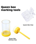 Beekeeping Tools Kit 22 Pcs For Beginners And Beekeepers With Premium Bee Smoker Extra Shield includes queen bee marking tools.