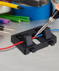 Electric Wire Welding Fixture With Stabilizing Holder And Adjustable Helping Hands Tool for soldering on a workbench