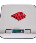 Aluminum Suspension And Steering Link Kit For SCX30 One By Thirty RC Crawler Beefed Up Full Chassis Upgrade Red on scale