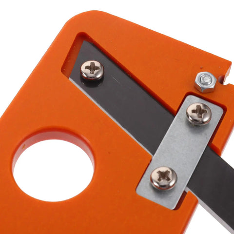 Close-up of the Hand Planer Block Plane For Edge Trimming And Chamfering, 8mm Blade, showing adjustable blade mechanism.
