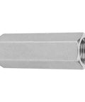 GOTOTO 1/4 Inch BSPP Female Hose Connector Fitting Made From Solid 304 Stainless Steel With Hex Thread For Garden Hose Water Pipe Repair And Outdoor Watering Rig Kit, side view