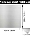 Rugged 6061 Aluminum Alloy Sheet Plate 11.8 By 11.8 Inch Flat Plate Half Inch Thick With Protective Film for industrial and DIY projects