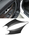 Door Handle Covers For BMW 3 Series And 4 Series Set Easy Install Driver And Passenger Side Pull Handle Covers Black shown installed