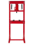 Hydraulic Shop Floor Press H Frame 12 Ton Capacity With Plate Kit Workhorse For Metalworking Bending Stamping Forming And General Fabrication Easy To Use Red Finish