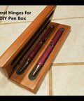 20 Pcs Brass Barrel Hinges Hidden Concealed Invisible For Jewelry Keepsake Box And Small Cabinet Door Craft Hinge Set