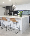 Brushed Nickel 4 Light Chandelier For Foyer And Dining Room Industrial Lantern Pendant Light Over Kitchen Island