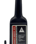 80W90 Driveshaft Hypoid Gear Oil in 8 oz Bottles for ATVs, Motorcycles and Side by Sides shown with black cap and nozzle