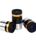 3-piece 4mm 10mm 23mm Telescope Eyepiece Set With Fully Coated Optics, 62 Degree Wide Field Of View, 1.25 Inch Barrel