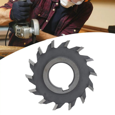 Straight Tooth Involute Gear Cutter For Milling Machine High Speed Steel Disk Shaped Cutter and worker with grinder