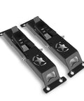 Heavy Duty Kickass Door Hinge Steps For Jeep Wrangler Jk Jku Roof Rack Access With Integrated Bottle Opener Rock Hard Serrated Grip Off Road Upgrade Pack Of Two, black powder coated steel construction.