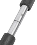Kickass 15ft Trampoline Replacement Enclosure Poles with foam wrap, showing galvanized steel and connection detail.