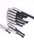 Three Eighths Inch Boring Bar Set Nine Piece HSS Boring Cutter Head Kit For CNC Milling And Lathe Work with carbide tips