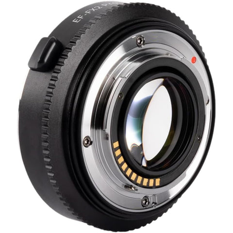 EF To Fuji X Mount Pro Lens Adapter With Autofocus, Focal Reducer And Speed Booster for Canon EF glass on Fuji X Mount cameras