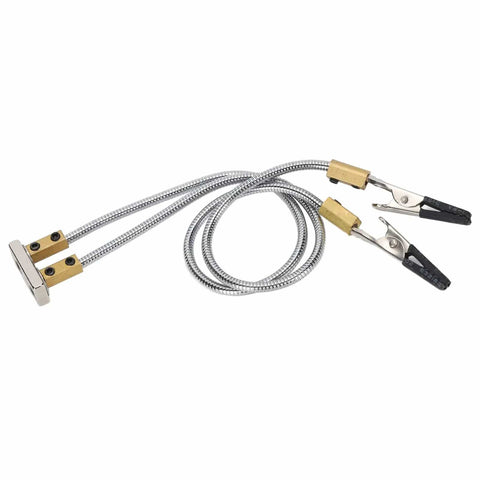 Two Arm Adjustable Soldering Helping Hands For Electronics Repair And Workshop Alloy Steel Third Hand Tool With Magnetic Base