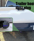 2 Inch Trailer Hitch Cover American Flag Tube Plug Insert Cap For 2 Inch Receivers Universal Car Exterior Accessory