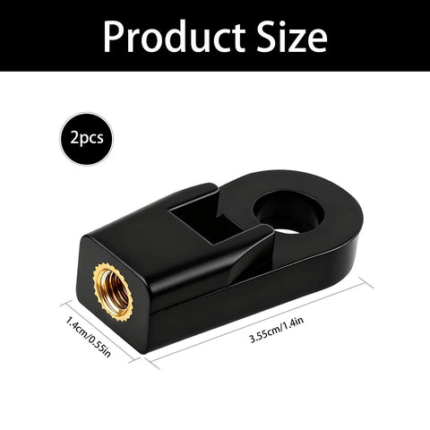 Suzuki Outboard Throttle And Shift Control Box Cable End Connectors, ABS copper fittings, 1.4cm x 3.55cm, 2 pcs