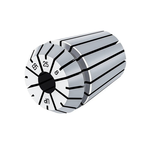 Badass High Precision ER25 Spring Collet Delivers 0.005 Millimeter Tolerance For Heavy Duty CNC Work With A Rock Solid Grip On All One Through Twenty Millimeter Tools Ready For Real Shop Grind