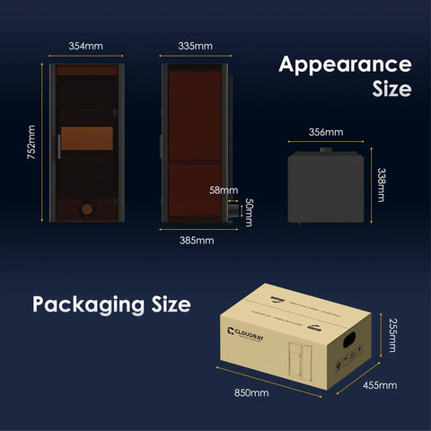 Dimensions of Durable Fiber Laser Enclosure Protective Cover For Safe Engraving 15.2 W By 29.6 Inches Built Tough Fireproof Dustproof Shield With Fume Extraction Ready Fits 500mm Lift Column Tables And Laser Engravers