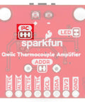 Qwiic Thermocouple Amplifier With MCP9600 For K Type Thermocouples Dual Temp Reads And Four Programmable Alerts I2C Interface