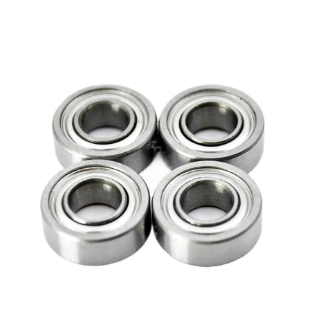 Miniature Bearing Kit 1/10 Replacement Upgrade Deep Groove Ball Bearings For RC Cars Drones Skateboards Inline Skates And Small Motors, 4-piece set