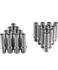Heavy Duty 20 Pack M14x1.5 To M12x1 Extended Wheel Stud Conversion Adapter Kit With 32mm Shank And 50mm Length For Smooth Ride On Cars With 14x1 Thread Bolts, paired studs