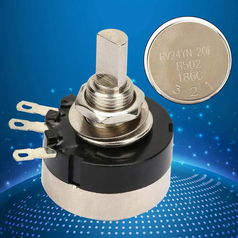 5K Carbon Film Potentiometer Rotary Wire Potentiometer With High Precision And Low Temperature Drift Rock Solid Stability