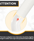 10 Pack 2 Inch 45 Degree PVC Elbow Pipe Fittings Socket To Socket, heavy duty right angle attention diagram
