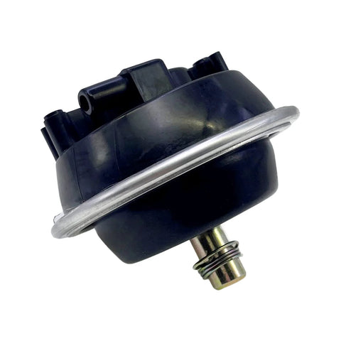 HYXUAN 4WD differential vacuum actuator, black plastic housing with silver mounting ring and vacuum port