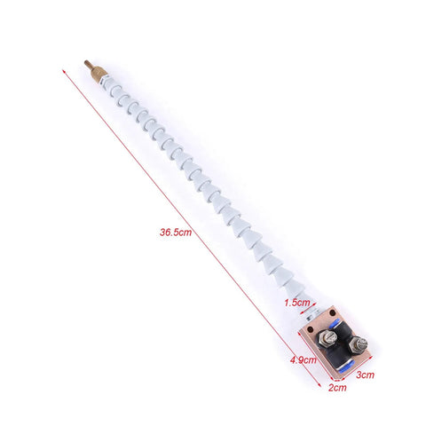 Heavy Duty Adjustable Mist Coolant Spray System For Cnc Lathe Mill Machines Featuring Eight Millimeter Tubing angled view showing tubing length and connection points.
