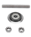 Haofy Heat Treated Steel Replacement Blade For Electric Wire Stripping Machine showing blade, screw, and two nuts for assembly.