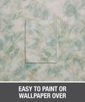 Eight By Eight Inch White Access Panel For Plumbing And Electrical Cables on a decorative wall, easy to paint or wallpaper.